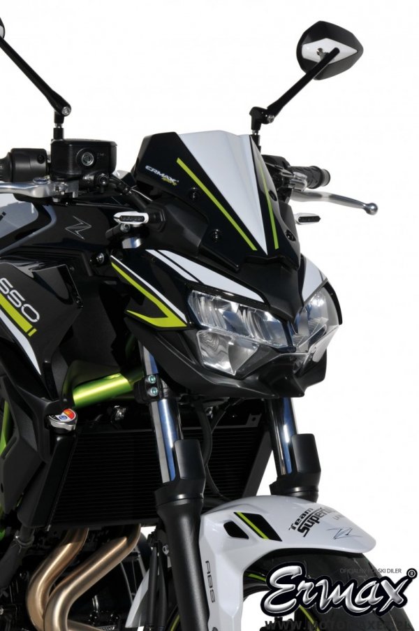 Szyba / owiewka ERMAX NOSE FAIRING 23,5 cm Kawasaki Z650 2020 - 2024