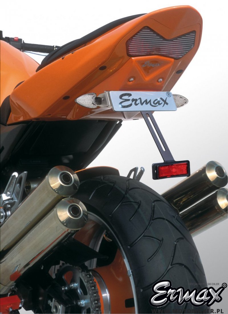Uchwyt tablicy rejestracyjnej ERMAX PLATE HOLDER Kawasaki Z1000 2003 - 2006