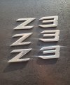 EMBLEMAT NAPIS ZNACZEK  Z 3  BMW Z4 E85 E86 ORYGINAŁ NA KLAPĘ