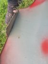 BŁOTNIK LEWY TYŁ CZERWONY  BMW Z3  HELL ROT BEZ RDZY 1 LAKIER