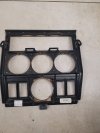 RAMKA OSŁONA RADIA KOKPITU BMW Z3 LIFT SZCOTKOWANE ALUMINIUM 7036528