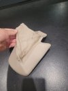 PODŁOKIETNIK BEIGE SKÓRKA RĘCZNEGO MIESZEK BMW Z4 E85 BEŻOWY