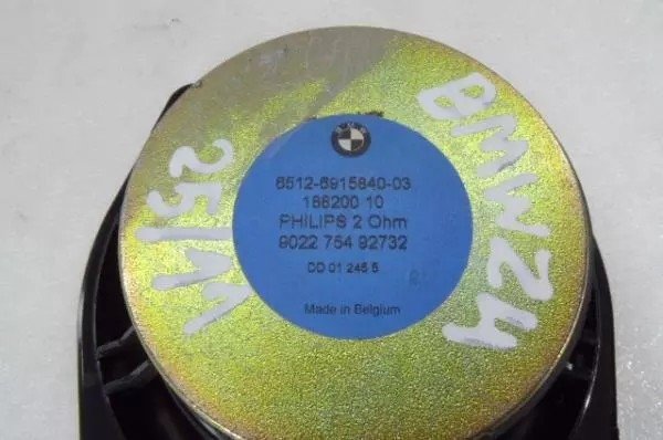 GŁOŚNIK NISKOTONOWY BASOWY BMW Z4 E85 E86 HIFI 2 OHM 6915840 PRZEDNI 