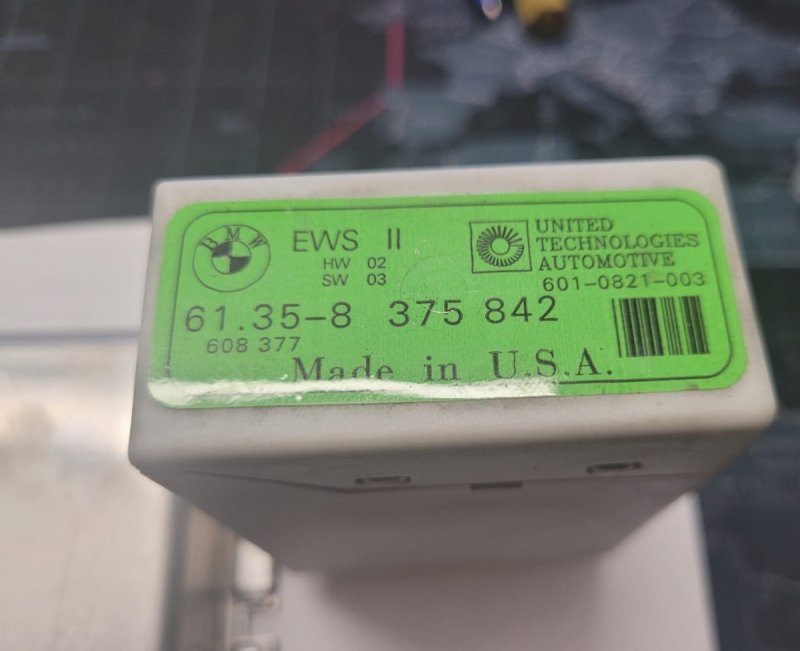 KOMUTER SILNIKA ZESTAW STARTOWY 1,9 IS M44B19  BMW Z3 1429924 EWS II