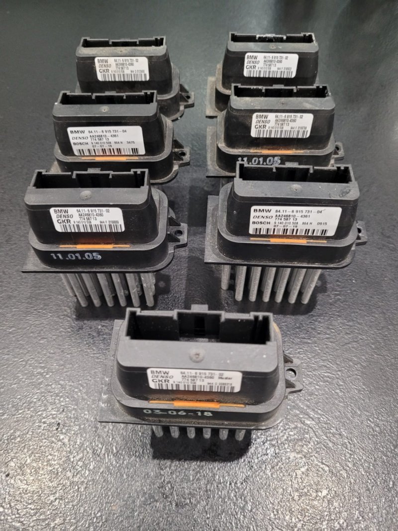 JEŻ REZYSTOR OPORNICA DMUCHAWY BMW Z4 E85 E86 6915731