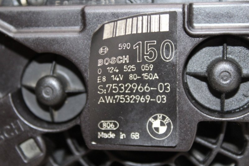 ALTERNATOR BOSCH BMW Z4 e85 2,0 BOSCH 0124525059 N46 