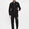EA7 Emporio Armani bluza męska czarna ze stójką 3DPM61-PJ05Z-1200