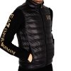 Emporio Armani EA7 bezrękawnik męski czarny złote logo 8NPQ01-PN29Z-0208