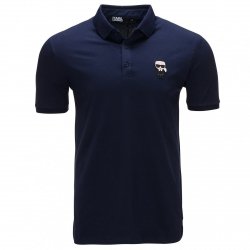 Karl Lagerfeld koszulka polo męska granatowa 745022-500221