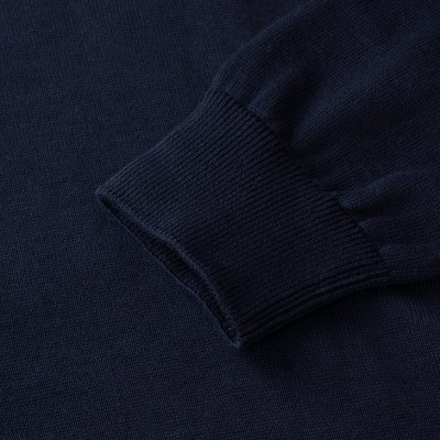 Lacoste sweter męski granatowy klasyczny crew-neck