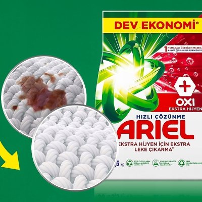 Ariel proszek do prania białych tkanin Ultra Oxi Ekstra Higiena 5,5 kg