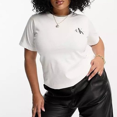 Calvin Klein Jeans koszulka t-shirt damski 2pack plus size J20J218872-OK4