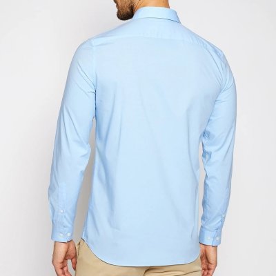 Lacoste koszula męska błękitna CH2668-HBP