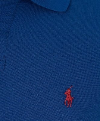 Ralph Lauren koszulka polo polówka męska niebieska