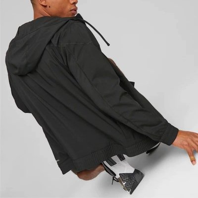 Puma kurtka męska czarna Fit Woven Jacket 522128 51