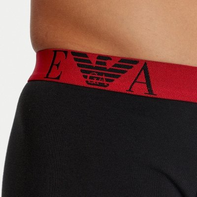 Emporio Armani bokserki majtki męskie 3szt czarne 111357-4F715-38121