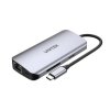 UNITEK AKTYWNY HUB USB-C 2X HDMI 4K, RJ45, PD 100W