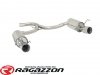 Tłumik końcowy podwójny RAGAZZON 102mm sportowy wydech Alfa Romeo 159 1.9 JTDm / 2.0 JTDm