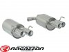 Tłumik końcowy podwójny Alfa Romeo Brera / Spider 3.2 JTS V6 2005 - 2011 RAGAZZON sportowy wydech