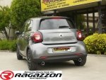 Tłumik końcowy podwójny RAGAZZON Smart Forfour 0.9 sportowy wydech