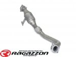 Downpipe kit + katalizator metaliczny + elastyczna rura wydechu RAGAZZON EVO LINE sportowy wydech