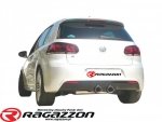 Tłumik końcowy środkowy RAGAZZON Volkswagen Golf VI 2.0R TSI sportowy wydech