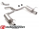 Tłumik końcowy podwójny RAGAZZON 102mm sportowy wydech Alfa Romeo 159 1.9 JTDm / 2.0 JTDm