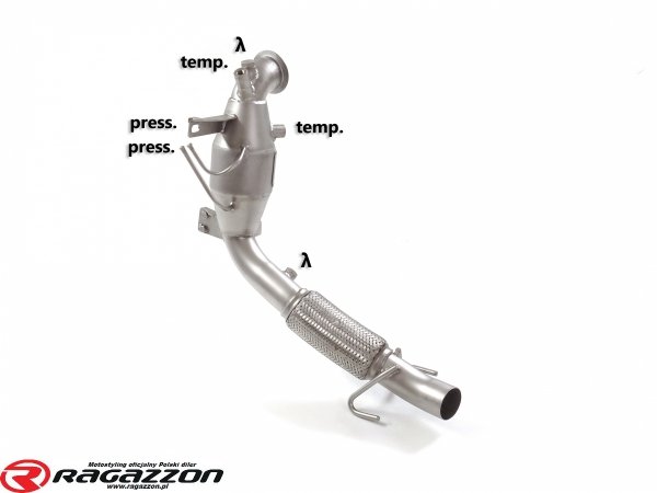 Downpipe, DPF off Cupra BMW F45 218d 2014 - 2018 RAGAZZON sportowy wydech