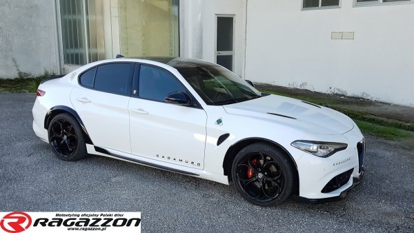 Poszerzenia błotników przednie + tylne, wide body CADAMURO Alfa Romeo Giulia do malowania