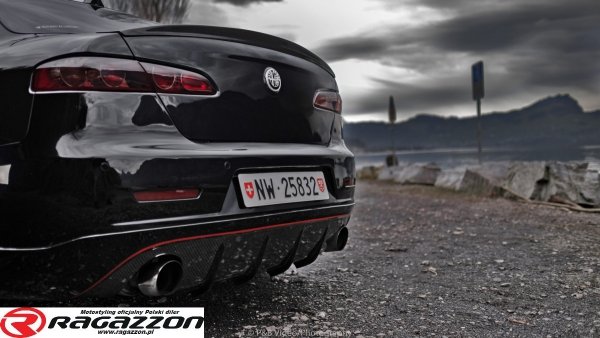 Dyfuzor, dokładka zderzaka rear diffuser STILE ITALIA CARBON Alfa Romeo 159