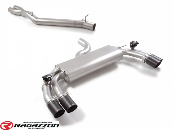 Tłumik końcowy CAT-BACK z zaworem Cupra Formentor VZ5 2.5TSI 4Drive RAGAZZON CARBON sportowy wydech