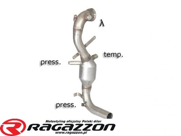 Katalizator / filtr DPF RAGAZZON EVO LINE sportowy wydech