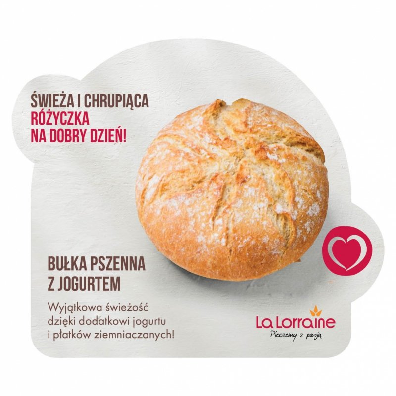 [La Lorraine ] bulka pszenna z jogurtem 80g/92