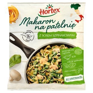 [HORTEX] Makaron na patelnię sos szpinakowy 450g/8szt