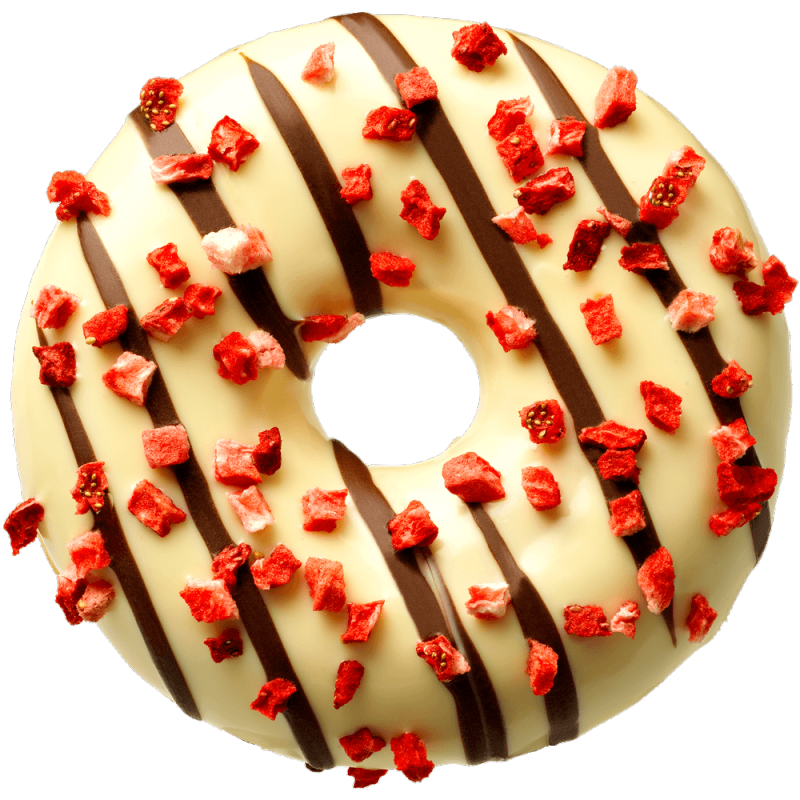 [La Lorraine] STRAWJELLY JAM donut z nadzieniem truskawkowym 73g/12 szt