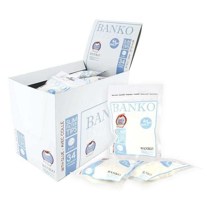 [BANKO] FILTER TIPS  &quot;LICK &amp; STICK&quot; 6mm (34x150)