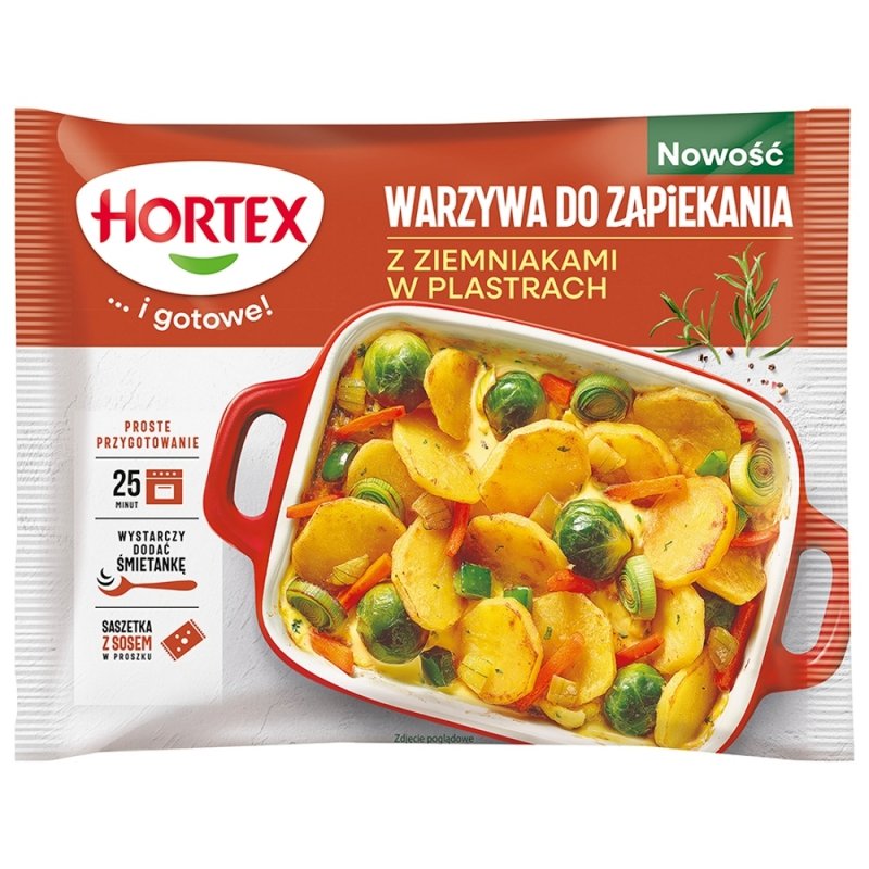 [HORTEX] Warzywa do zapiekania z ziemniakami w plastrach  450g/14