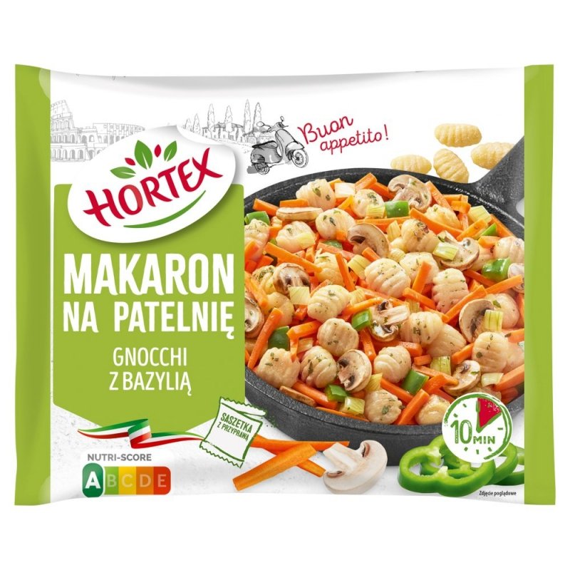 [HORTEX] Makaron gnocchi z bazylia 450g /8szt
