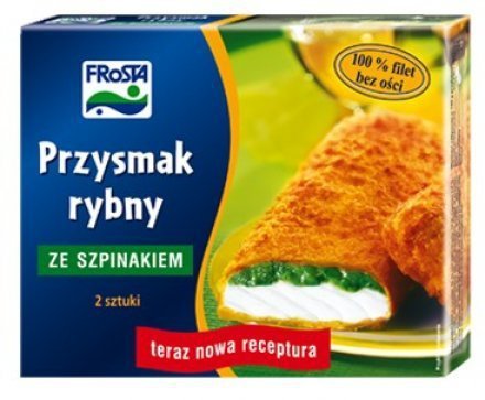 [FROSTA] Przysmak rybny ze szpinakiem 220g/10