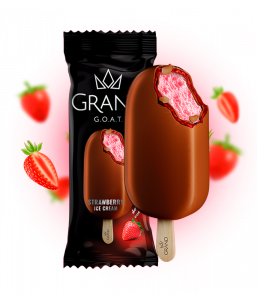 9176 Lody KORAL Grand STAWBERRY 20x 100ml NOWOSC!