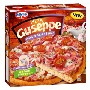 4010 Guseppe Pizza ham with garlic sauce 440g 1x5