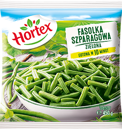 1132 Hortex Fasolka szparagowa zielona 450g 1x14
