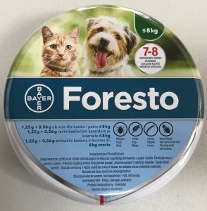 Obroża Foresto dla małych psów i kotów 38cm