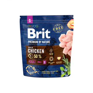 Brit Premium By Nature Adult S  1kg