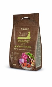 Fitmin Purity dog Rice Semimoist Rabbit & Lamb 4kg