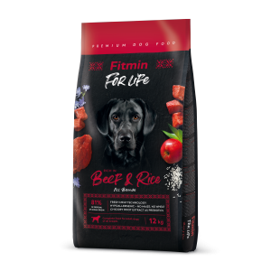 Fitmin dog for Life - Beef & Rice 12kg
