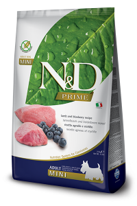 Farmina N&D PRIME DOG LAMB AND BLUEBERRY ADULT MINI 2,5kg