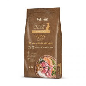 Fitmin Purity dog Rice Puppy Lamb & Salmon 2kg