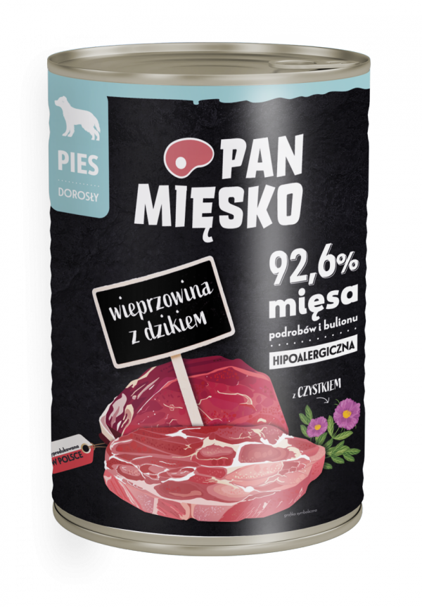 Pan Mięsko Wieprzowina z dzikiem 400g