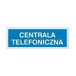 Znak CENTRALA TELEFONICZNA 801-83 F.Z.